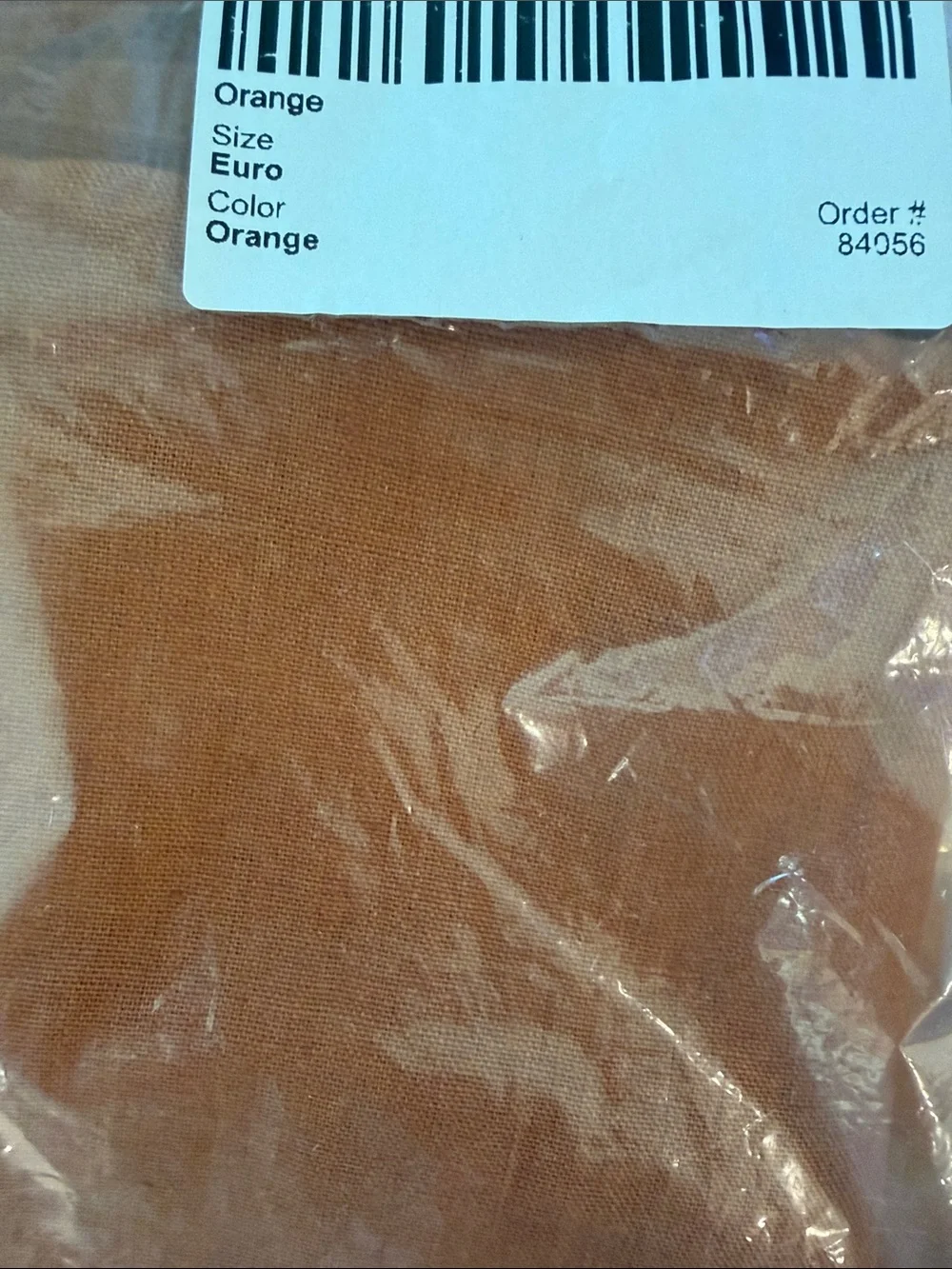 Quince European Linen Euro Sham – Terracotta – Excellent Return Condition